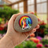 Rainbow Pomeranian Personalised Pebble